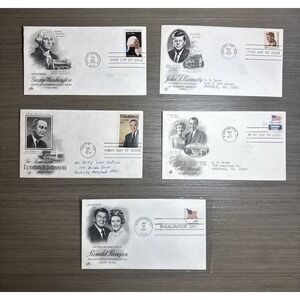First Day Issue Presidential Stamps Lot